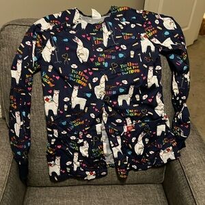 Dickies Women’s Scrub Jacket Drama Llama